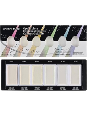 Nacario Kuretake Zig Opal Colors Suluboya Seti 6'lı MC20OC/6V