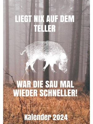Nacario Jäger Kalender Mit Lustigem Spruch: Für Jäger Zum Eintragen