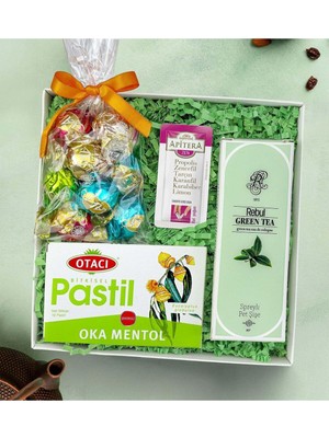 Nacario Kolonya & Lavi Çikolata & Otacı Pastil & Apitera Bal Hediye Seti