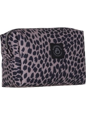 Nacario Leopard Cita Noir Makyaj Çantası ve Kompakt Kozmetik Organizer