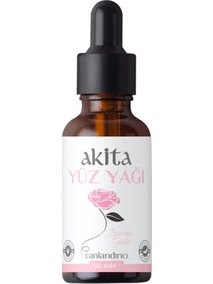 Nacario Akita% 100 Doğal Yüz Yağı Isparta Gülü 50ML - Yüksek Frekans