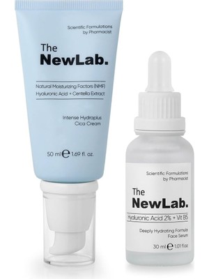 Nacario The Newlab. Tüm Ciltler Için Nemlendirici Bakım Seti
