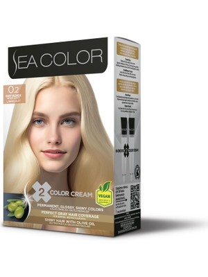 Nacario Sea Color Set Saç Boyası 0.2 Bebek Sarısı