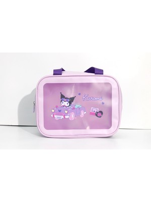 Nacario Kuromi Temalı Lisanslı Seyahat Çantası - Sanrio