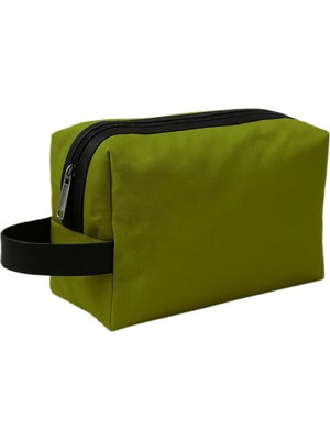 Nacario Boldy Kozmetik Çantası-Tıraş Çantası-Seyahat Çantası-Makyaj Çantası-Traş-El Çantası-Handbag (Yeşil)