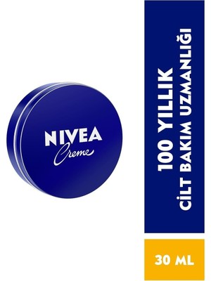 Nacario Nıvea Creme Bakım Kremi, Metal Kutu, 30 ml
