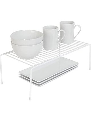 Nacario Tel Organizer Dolap Depolama Rafı 22X40CM Beyaz (1)