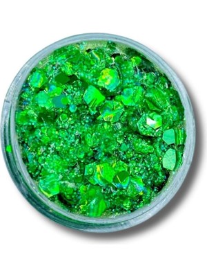Nacario Jel Formlu Parlak Glitter - Deep Forest Green