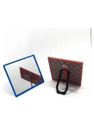 Nacario Plastik Çerçeveli Ekonomik Masa Üstü Makyaj Aynası 17X14 Cm-No:20 Türk Malı Cam-Ayna Kalitesi Iyidir