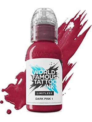 Nacario World Famous Tattoo Ink Limitless - Dark Pink 1 (30 Ml)