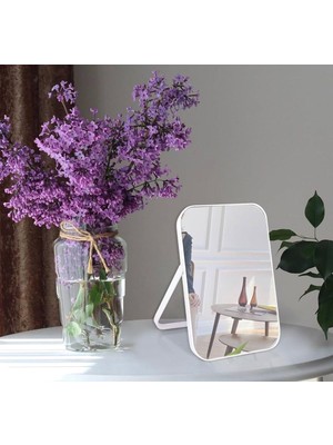 Nacario Minimal Kare Tasarım Katlanabilir Makyaj Aynası
