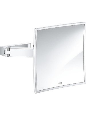 Nacario Grohe Selection Cube Duvara Monte Makyaj Aynası Krom - 40808000