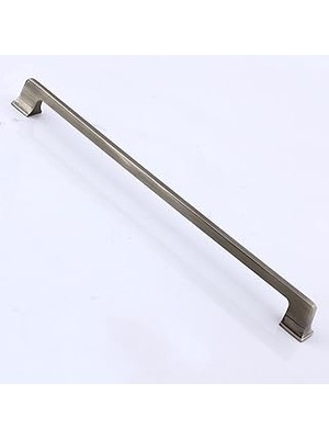 Nacario Gediz Metal Antik Nikel Inox 320 mm 32 cm Mobilya Çekmece Mutfak Dolabı Dolap Kapak Kulp Kulb Kulpu