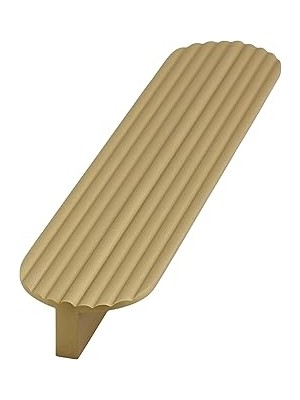 Nacario Teke Mat Altın Metal Kulp 160 mm 16 cm Mutfak Dolabı Kulbu Kulpu Mobilya Çekmece Dolap Kulpları