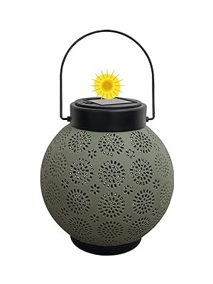 Nacario Greentech Güneş Enerjili Dekoratif LED Fener / Askılı Bahçe Feneri / Bahçe Dekorasyon Feneri / GT-SL25G