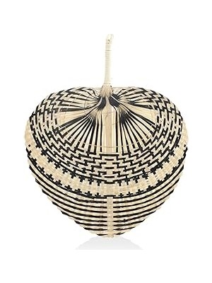 Nacario The Mia Dekoratif Bambu Duvar Dekoru Siyah 29X29X39 cm