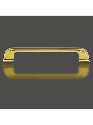 Nacario 10 Adet Alperen Düz Mobilya Mutfak Dolabı Çekmece Dolap Kulpu Metal Kulp Kulbu 128 Mm-12.8 cm Altın