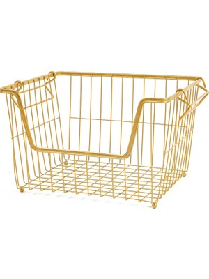 Nacario Ocean Home Textile Altın Renk Metal 33 x 27 x 20 cm