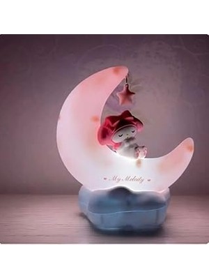 Nacario Kawaii Gece Lambası Sevimli Anime Karakter LED Işık Güzel Lamba Oda Dekor Eşyaları Şarj Edilebilir Masa Lambası Kızlar Çocuklar Için Sanat Eseri Dekor (Kutulu Mm).