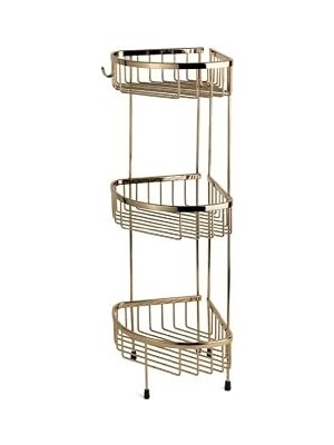 Nacario System Banyo Duş Raf Sistemi Gold Renk 647X196X250 mm
