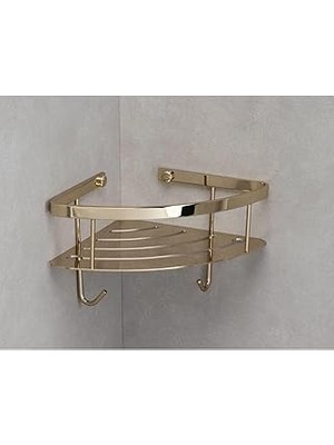 Nacario System Banyo Duş Raf Sistemi Gold Renk 152X197X280 mm