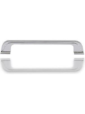 Nacario 10 Adet Alperen 128 mm Düz Mobilya Mutfak Dolabı Çekmece Dolap Kapak Kulpu Kulbu Krom Metal Kulp
