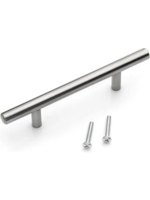Nacario Paslanmaz Metal Kulp, Inox Dolap Çekmece Mobilya Kulbu, Tv Ünitesi Yatak Odası Vestiyer Mutfak Için (96 Mm)