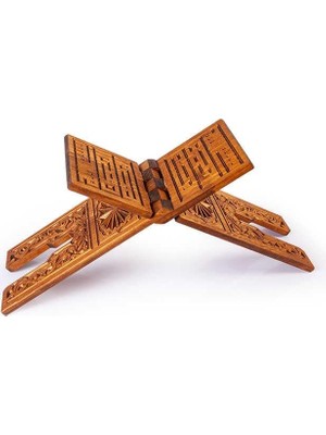 Nacario Ahşap Rahle Oymalı Rahle - Orta - 55CM