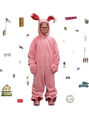Nacario A Christmas Story Ralphie Bunny Suit Dev Duvar Çıkartmaları