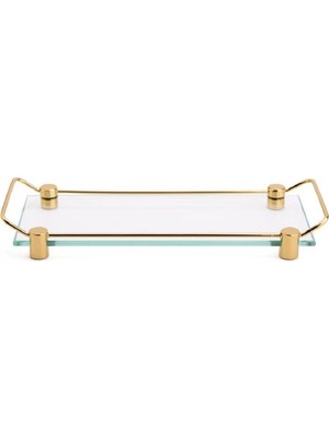 Nacario System Banyo Tepsisi Cam/gold 36X125X312 mm