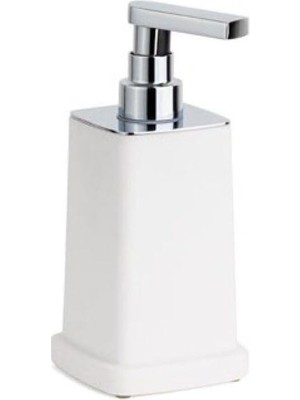 Nacario System Sıvı Sabunluk Beyaz/krom Renk 195X95X87 mm