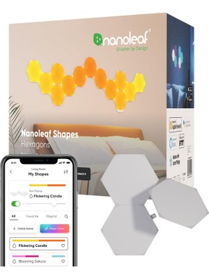 Nacario Nanoleaf Şekiller, 3 W, Çeşitli