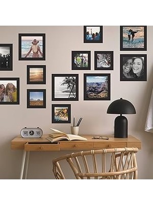 Nacario Roommates RMK5340SCS Galeri Çerçeveleri Soy ve Yapıştır Duvar Çıkartmaları