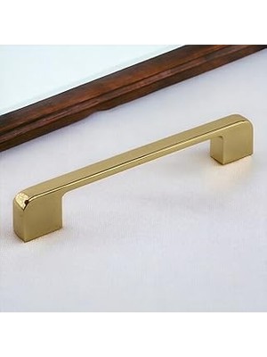 Nacario 10 Adet Arel Kulp Mobilya Mutfak Dolabı Çekmece Dolap Kulp Kapak Kulpu Kulbu Gold Altın 160 mm Metal