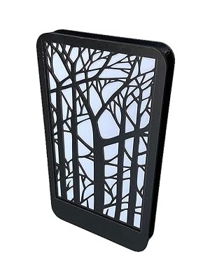 Nacario DECO-7004 LED Işıklı Ağaç Desenli Ahşap Dekor