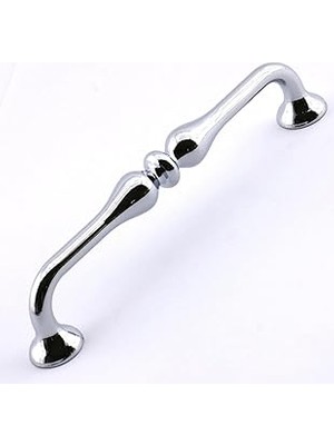 Nacario 10 Adet Yayık Kulp Mobilya Mutfak Dolabı Çekmece Dolap Kulp Kapak Kulpu Kulbu Krom Renk 160 mm Metal