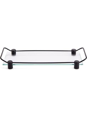 Nacario System Banyo Tepsisi Cam/siyah 36X125X312 mm