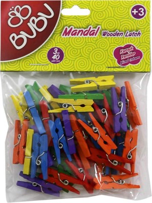 Nacario Bu-Bu Mandal 3cm 40'lı Renkli