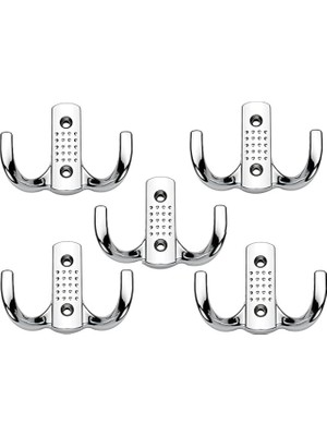 Nacario Askılık - Portmanto Askısı - Duvar Askısı - Metal Askı - Kapı Askısı - Vestiyer Askısı - Nerolıa (5 Adet)
