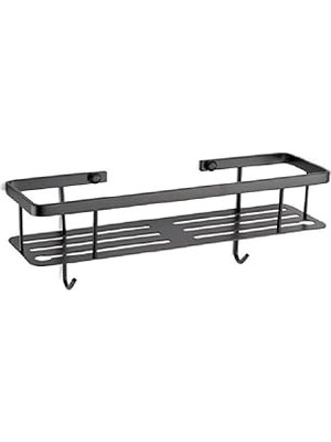 Nacario System Banyo Duş Raf Sistemi Siyah Renk 152X112X402 mm