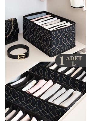 Nacario Pazar Kapısı Elegant Akordiyon Çekmece Içi Düzenleyici Organizer (1 Adet, Large)