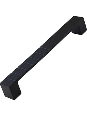 Nacario 10 Adet Bihter Desenli Mobilya Mutfak Dolabı Çekmece Dolap Kulpu Kulpları Kulbu Siyah 128 mm Metal
