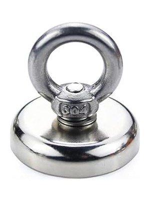 Nacario Valkyrie D20 10KG 20MM Askılı Güçlü Neodyum Mıknatıs Banyo Tuvalet Mutfak Askı Raf