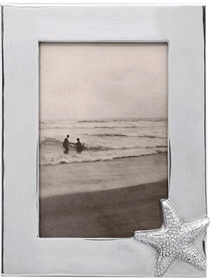 Nacario Marıposa 1213 Çerçeve Seestern, Gümüş, 4" x 6"