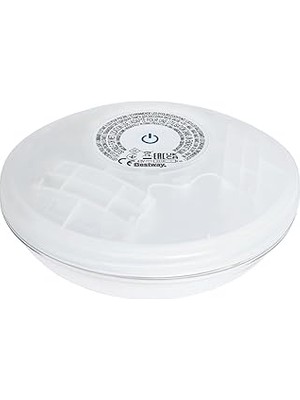 Nacario Bestway Pille Çalışır, Yüzen LED Lamba, Çap 14 cm