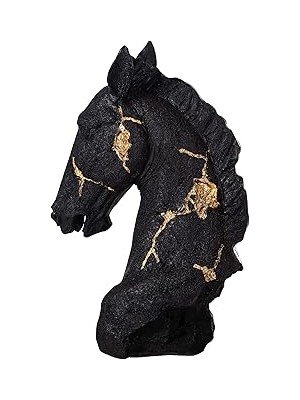 Nacario Mudo Home Antique Horse Büst Biblo 15X25X38 cm