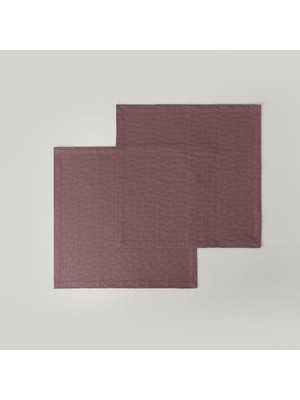 Nacario Linens Motion 45X45 cm 2'li Peçete Mürdüm