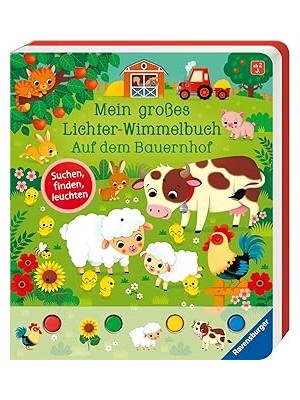 Nacario Mein Großes Lichter-Wimmelbuch: Auf Dem Bauernhof