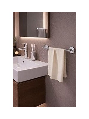 Nacario Sas Haus Banyo Lavabo Mutfak Havlu Askılığı Krom Uzun Boy S-101