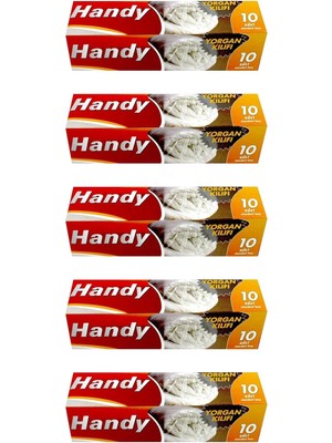 Nacario Handy Vakumsuz Şeffaf Yorgan Yastık Battaniye Nevresim Kılıfı Poşeti Torbası - 10 Adetlik 5 Kutu